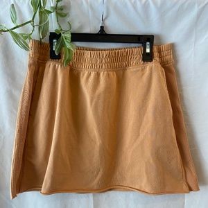 Orange Aerie Sweat Skirt